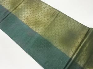 編目模様織出し袋帯